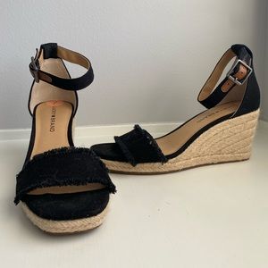 Lucky Brand Black Wedges